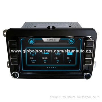 7" Android 4.1.1 OBD/OBD II 2 DIN 3G/Wi-Fi Car GPS Navigation for VW Models